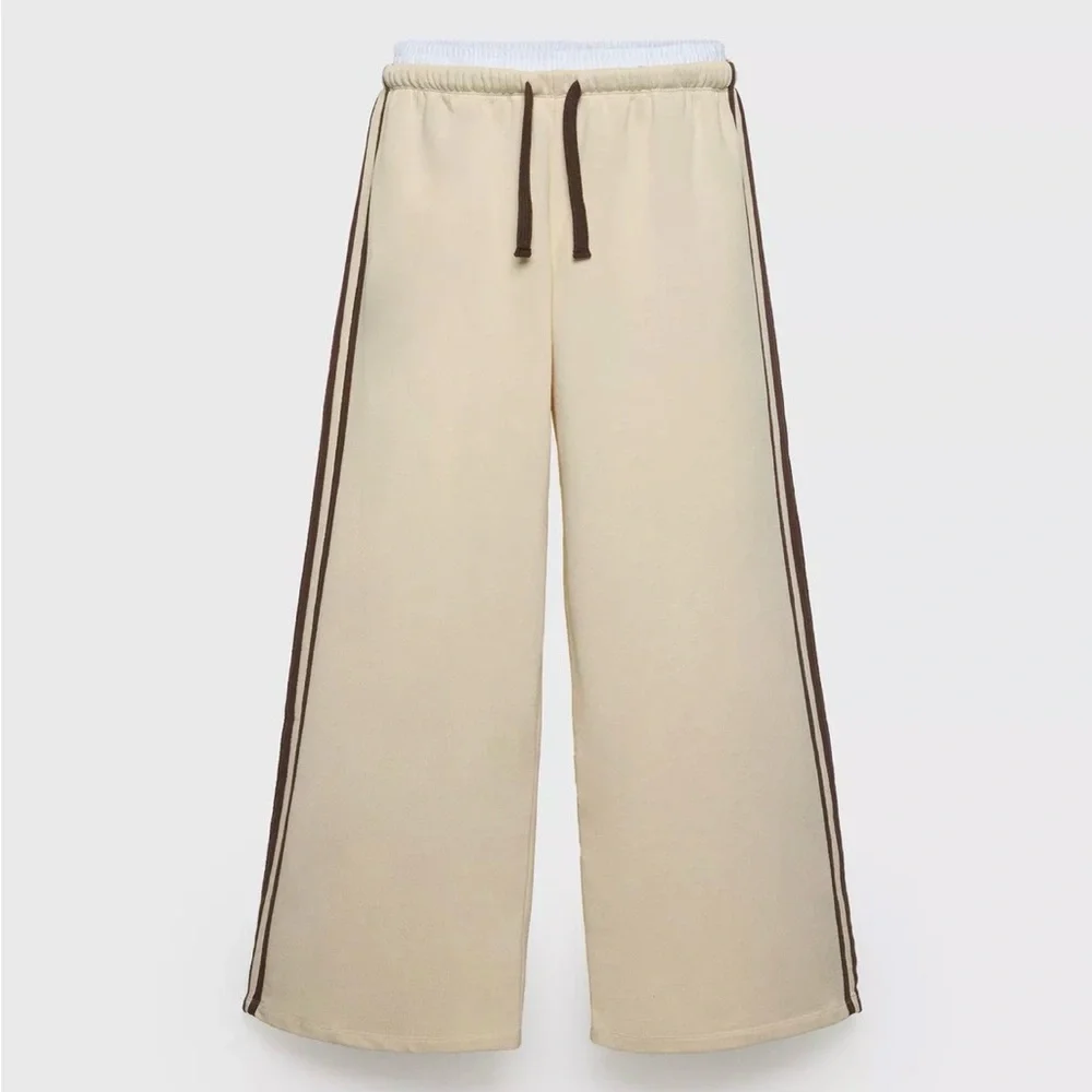 Zara Double Waisted Wide Leg Pant_NWT - Picture 1 of 6